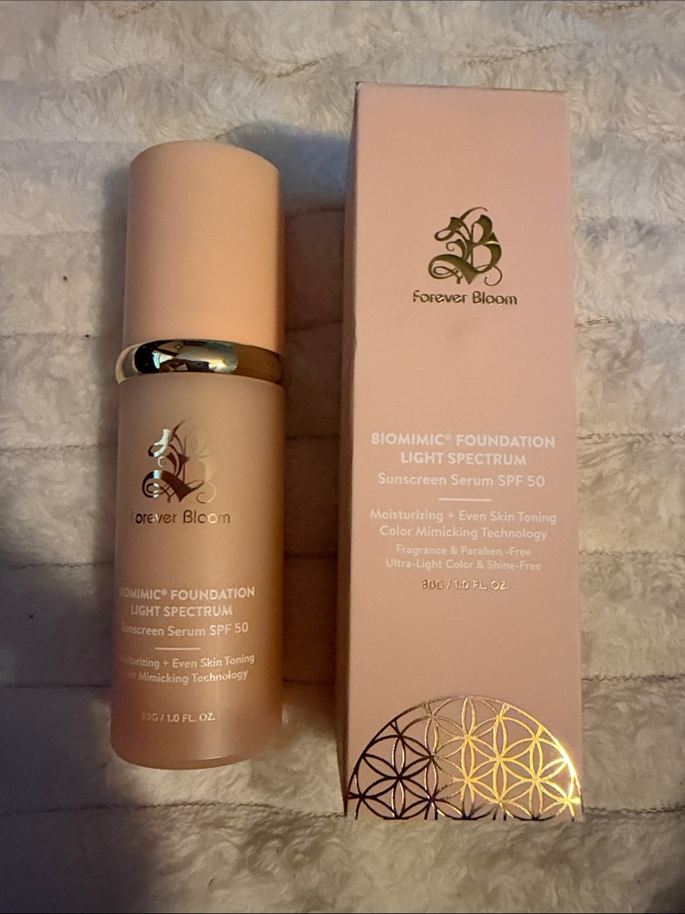 Forever 21 Forever Bloom Biomimic Foundation - Soft Pink Bottle